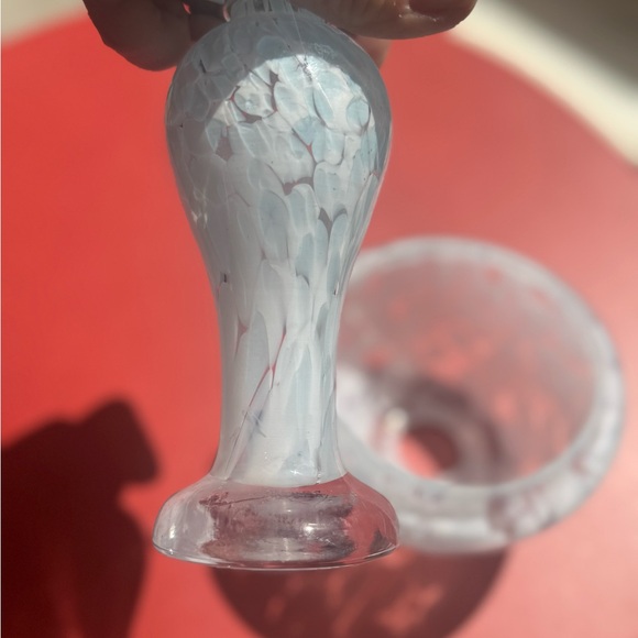 Royal Limited white Crystal Pedestal fairy light Votive Candle Lamp 8.5” Tall - Picture 4 of 15